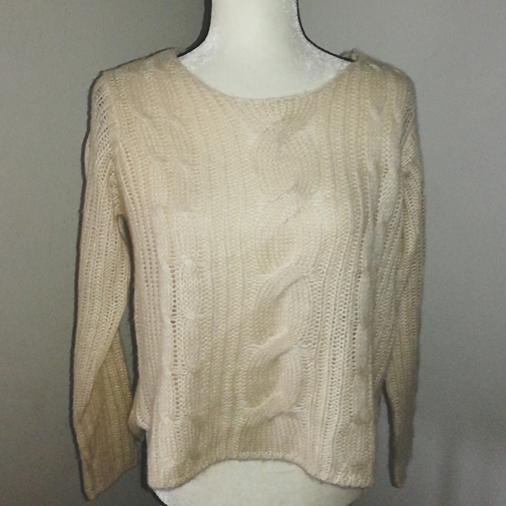NWT Forever 21 cable knit lightweight sweater
